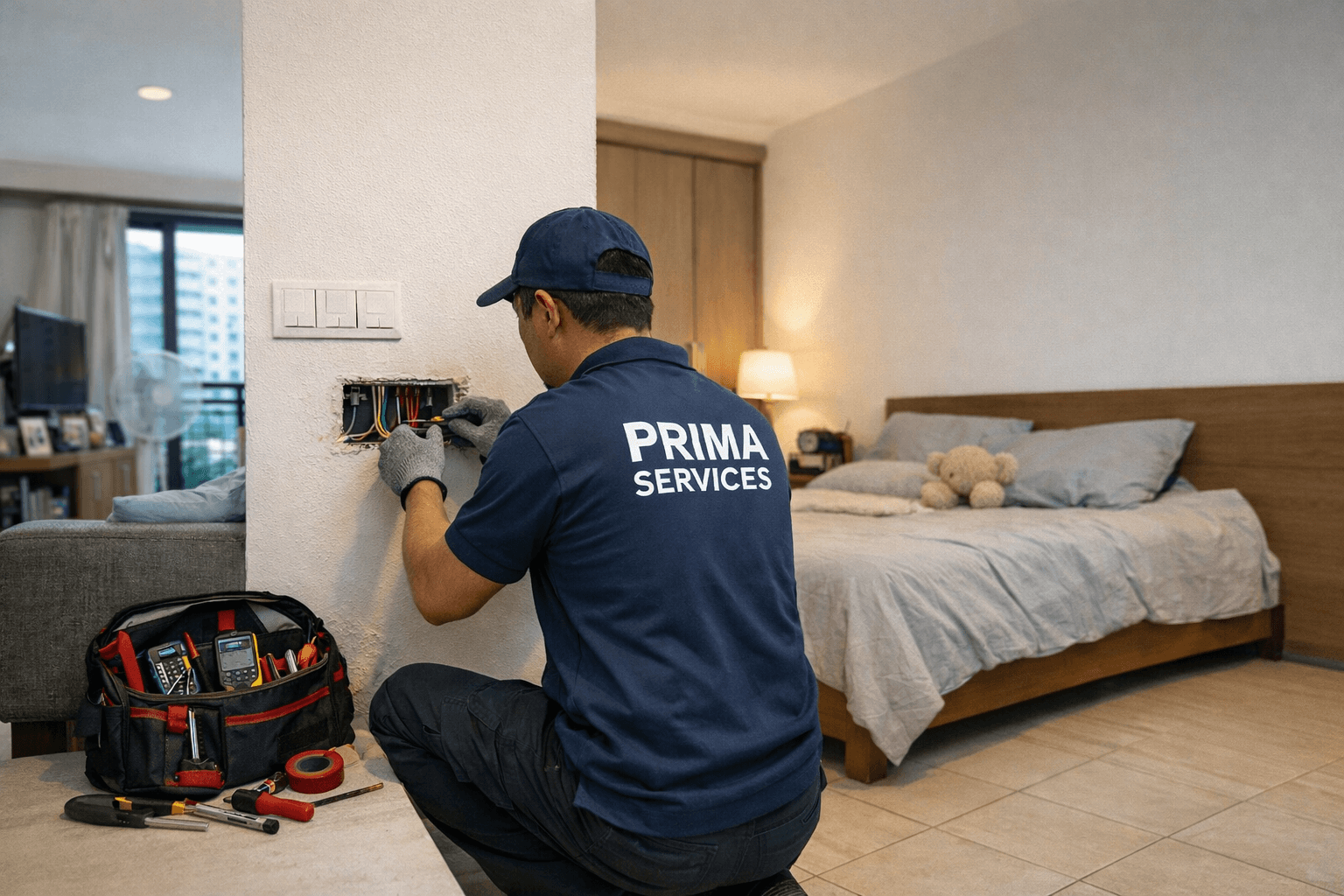 Electrical wiring service Singapore