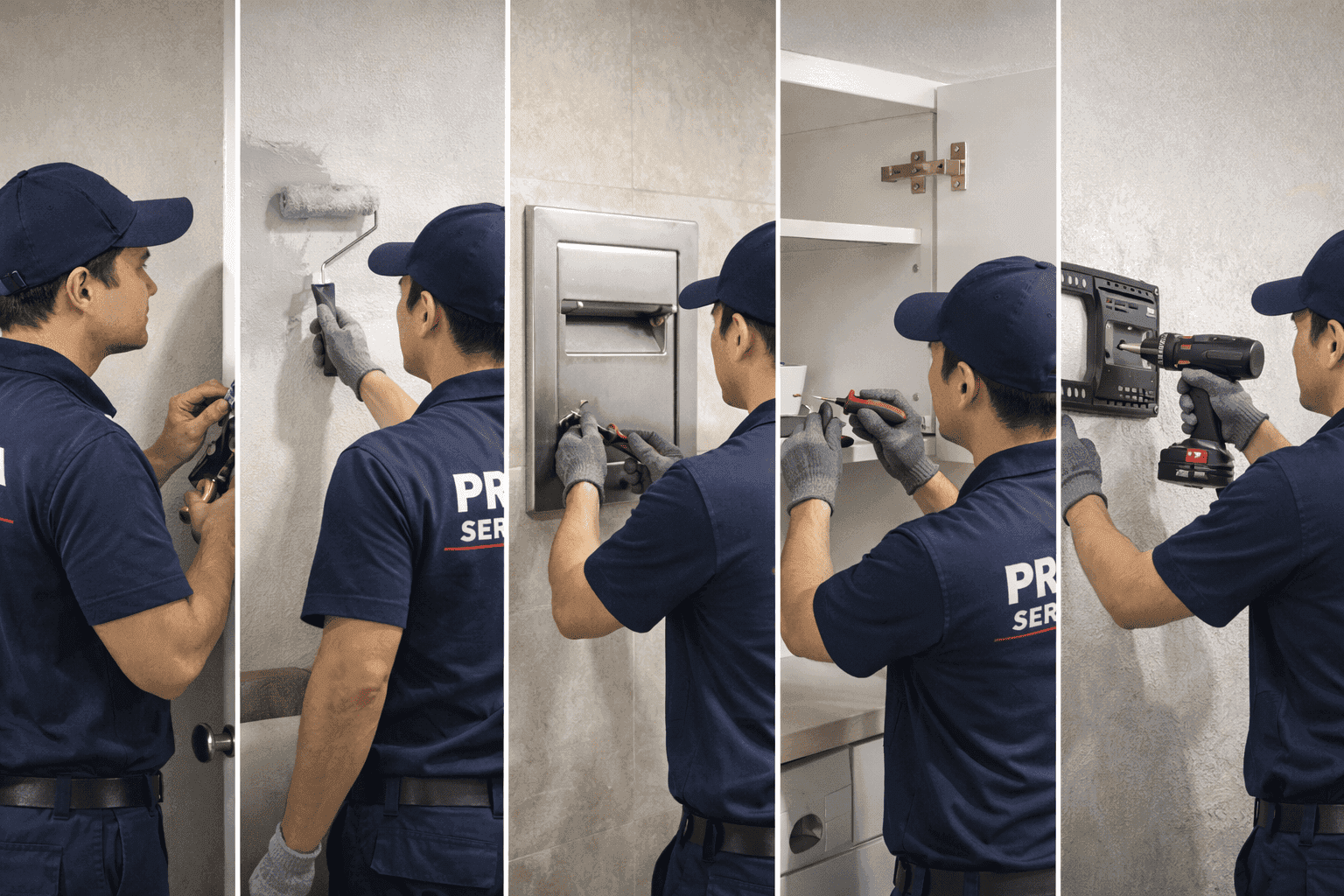 Professional handyman services in Singapore for HDB flats, condos, and landed properties