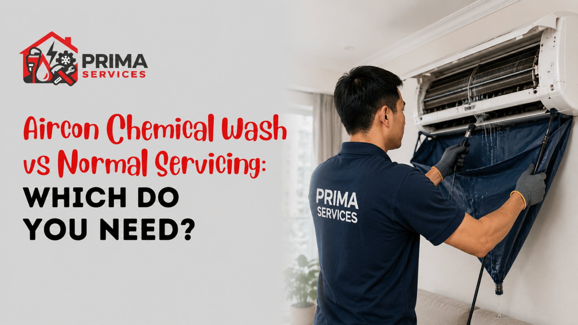 Aircon Chemical Wash vs Normal Servicing: Which Do You Need?