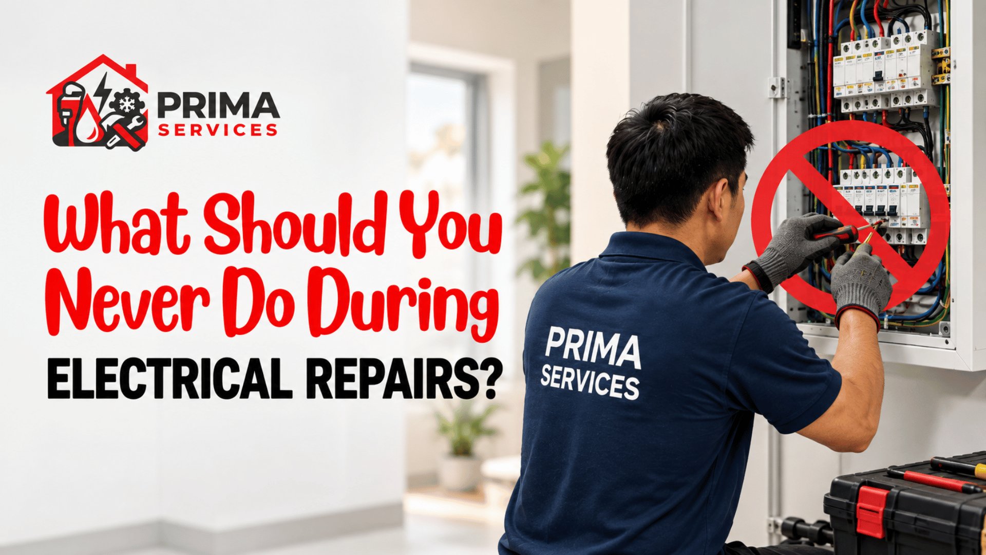 What Should You Never Do During Electrical Repairs?
